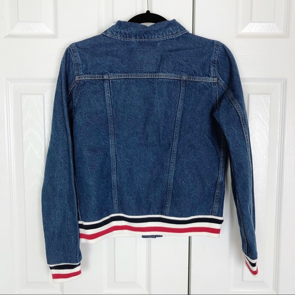 New Levi’s Ribbed Trim Trucker Denim Jacket - Picture 4 of 14